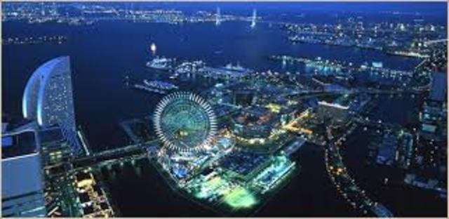 Passepartout, Phileas Fogg, and Aouda leave Yokohoma, Japan for San Francisco, California, USA.