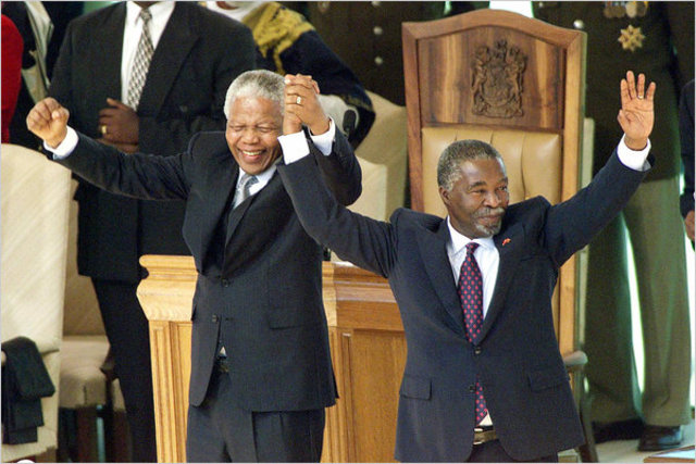 Succeeded by Thabo Mbeki