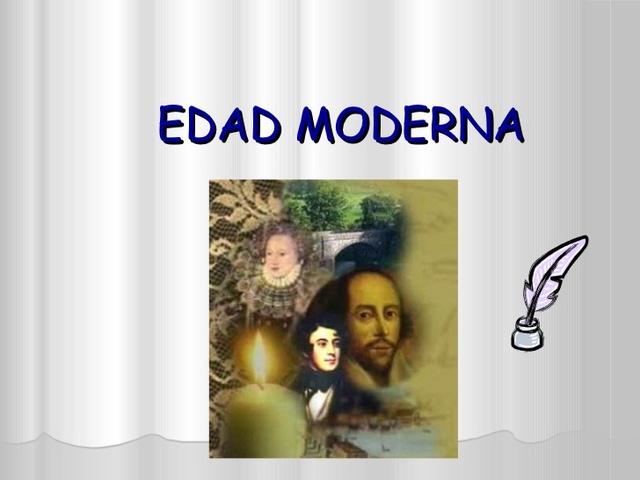 INICIOS DE LA LITERATURA MODERNA