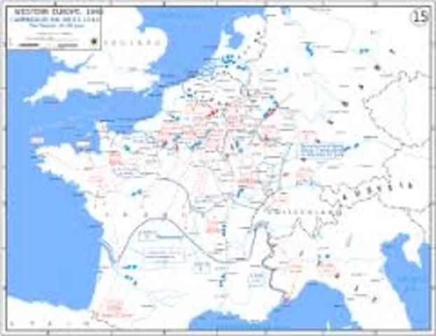Germany and Italy's invasion of France