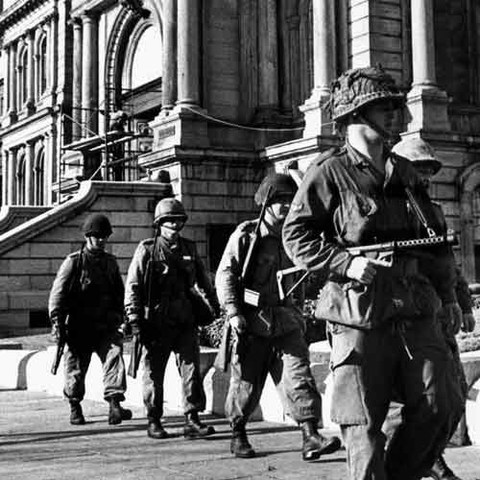 Pierre anounces that all troops will be removed from Quebec