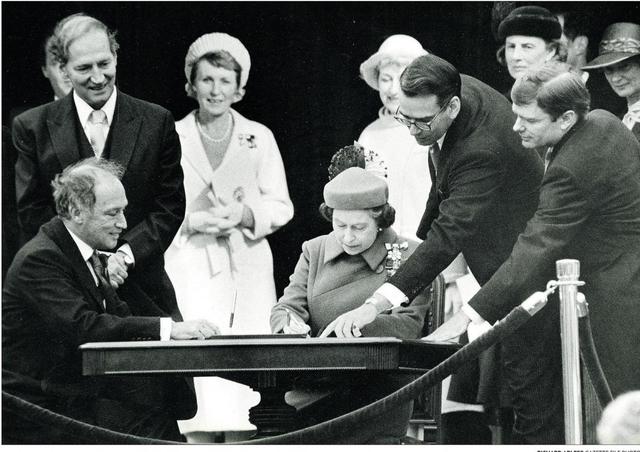 Canadian Charter of Rights and Freedoms is enshrined in the constitution