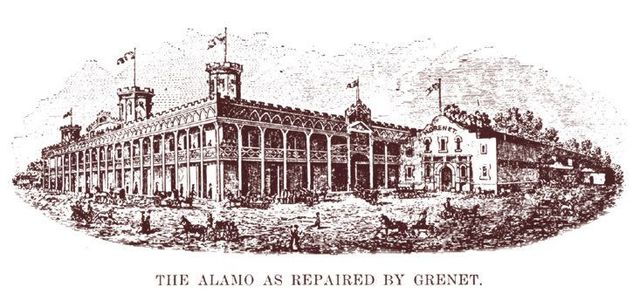 They alamo had first started construction, it ended on the present site in 1724. In 1793,it ended