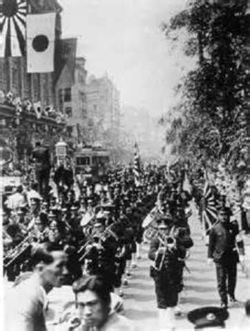 Japan declares war on Germany