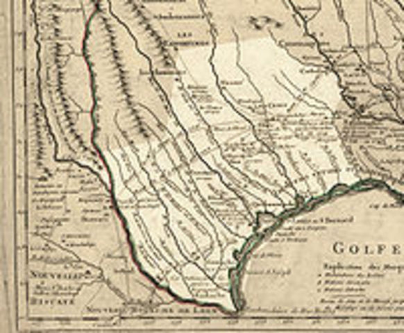 Alonso Alvarez de Pineda maps Texas coastline