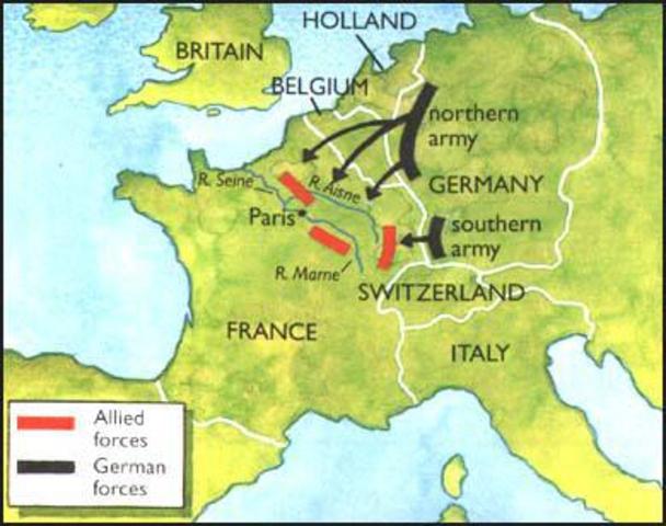 Battle of Mons begins