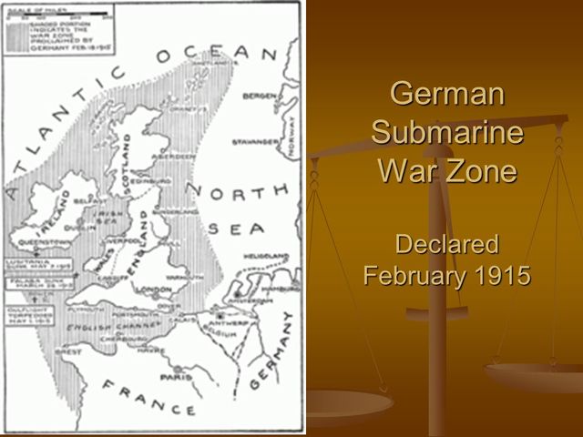 Germany declares a "war zone" around Britain