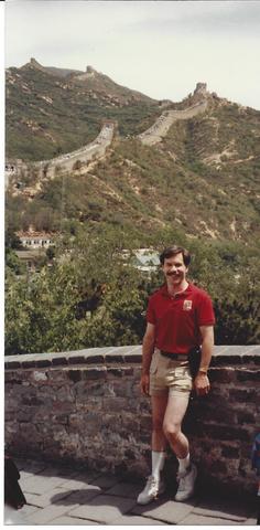 My Dad when to the Great wall of China