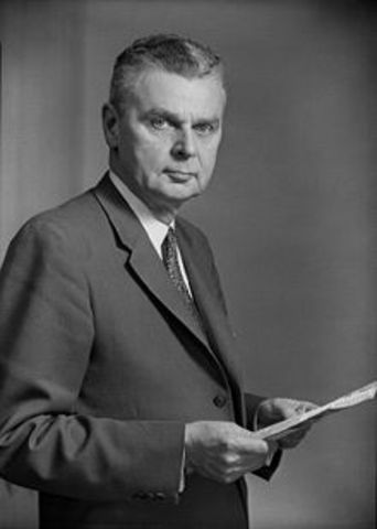 John Diefenbaker a été élu