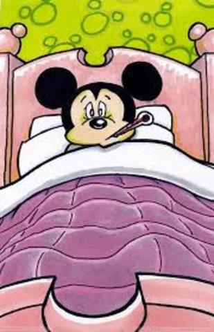 Home sick with the flu for the entire week