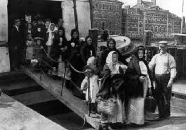 Number of Immigrants 1910-1950