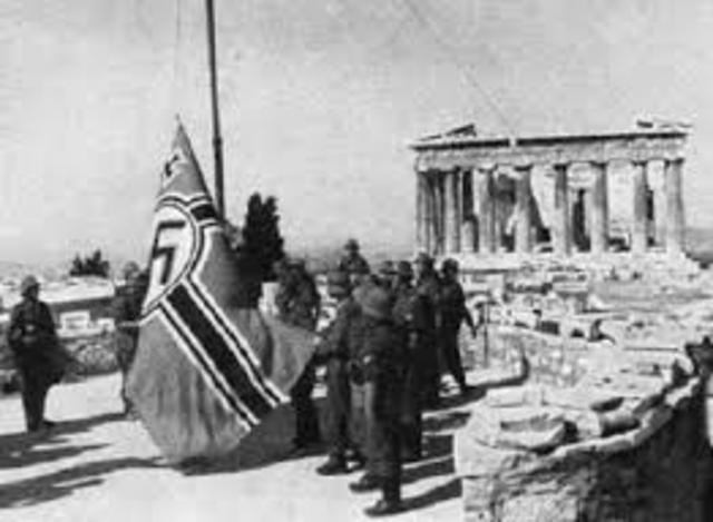 Είσοδος των Γερμανών στην Αθήνα.