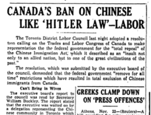 Chinese Exclusion Act (I&M)