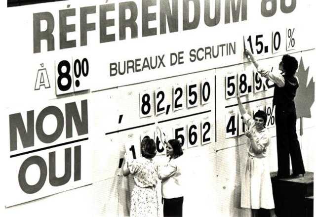 1st PQ Referendum on Sovereignty Association  (F.E)