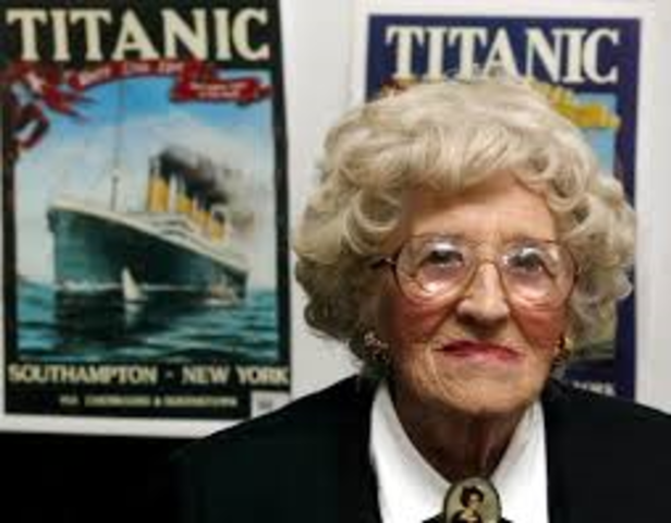 Titanic's last survivor, Elizabeth Dean, dies