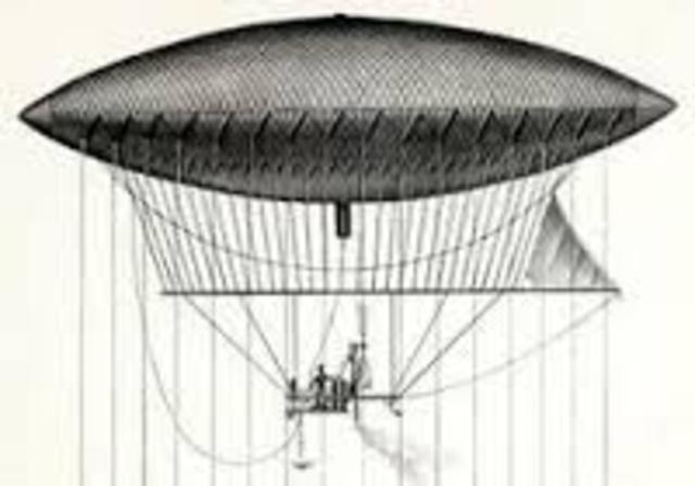el primer dirigible