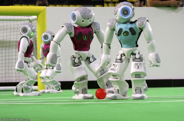 First Robocup Football Tournament
