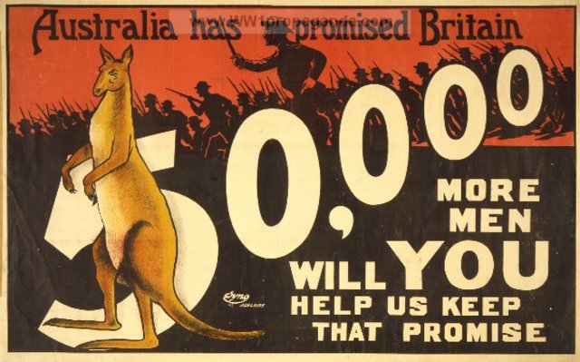 Australia begins recruiting troops for WW1