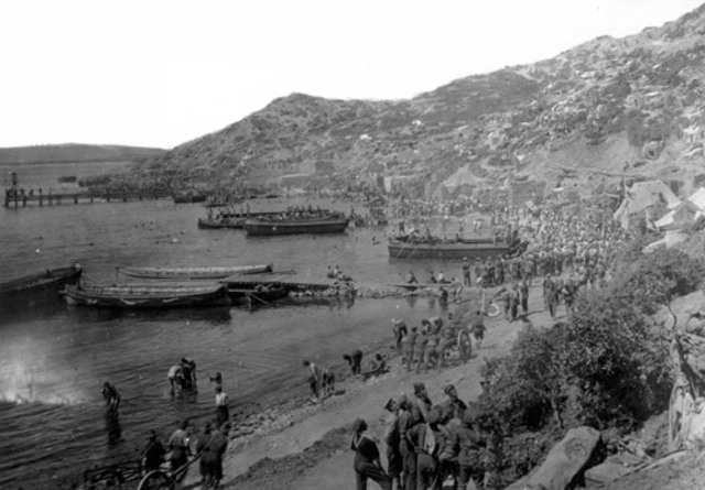 ANZACS Land in Gallipoli