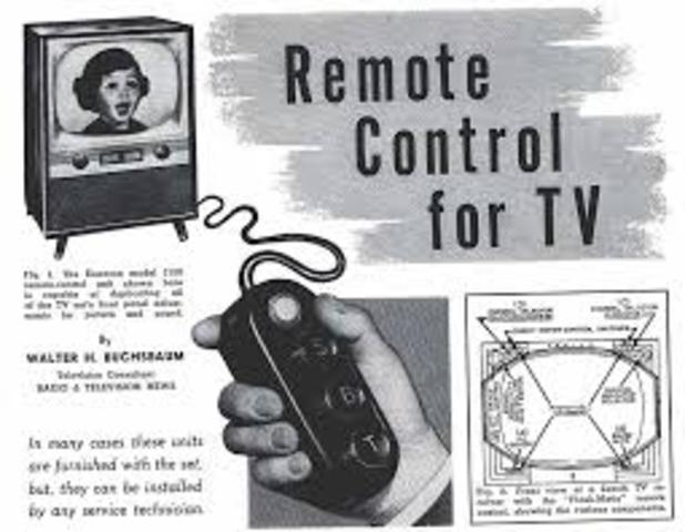 T.V. Remote Control Invented