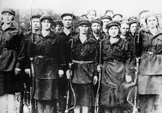 Amotinamiento de las mujeres en Rusia