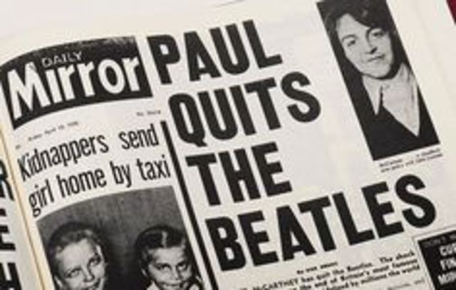 The Beatles Break Up
