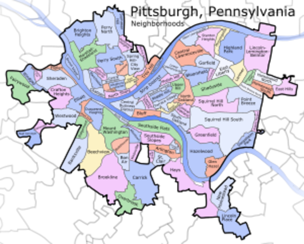 Pittsburgh becomes a borough