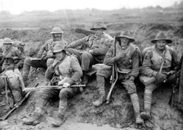 The Australian Imperial Force joins the fight against Germany