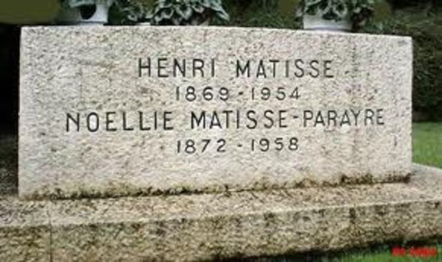 Henri Matisse Died