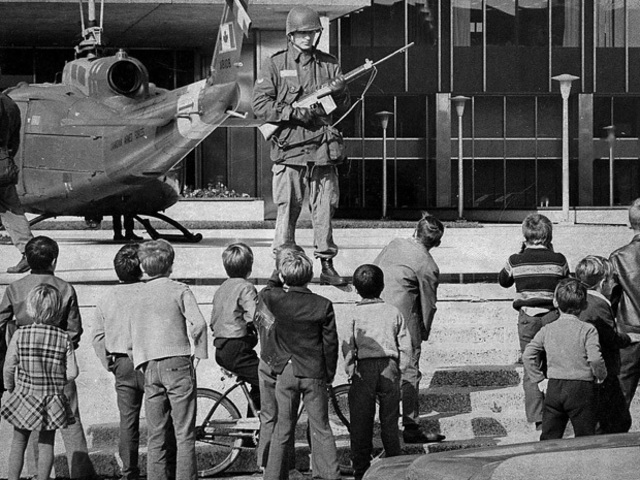 Quebec government ask's canadian army for help.