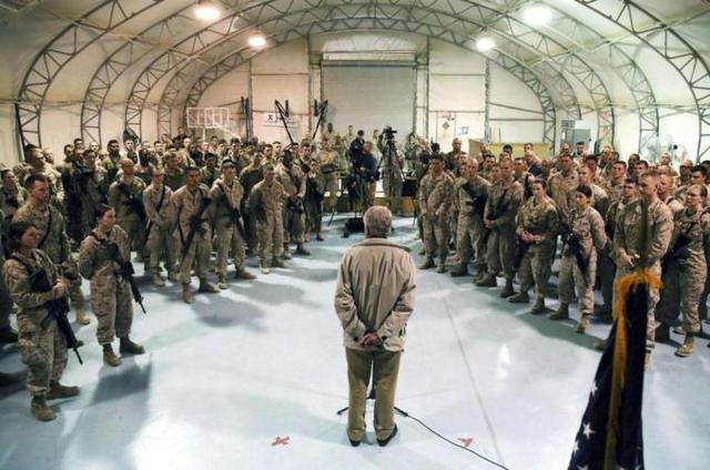 The NATO was making plans to withdraw troops from Afghanistan.