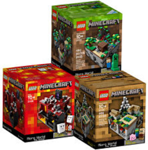 Lego Minecraft sets were designed