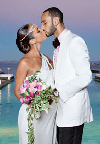Got married to Swizz Beatz