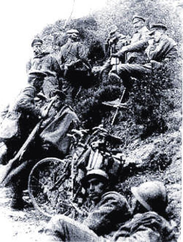 Battle of Caporetto – the Italian Army was heavily defeated