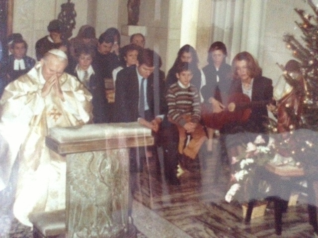 Maria Ostiz Sang At John Paul II Private Mass