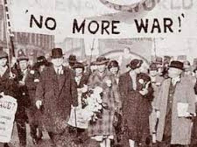 End of World War One