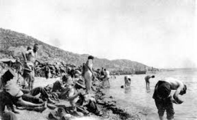 Washing and drinking in Gallipoli