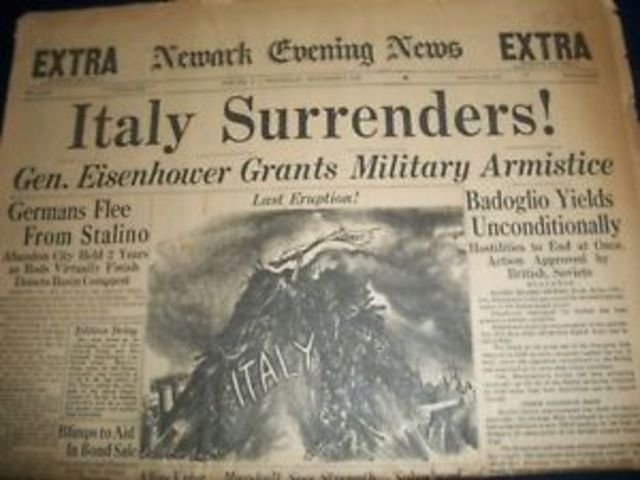 Italy Surrenders!! But Germany!?