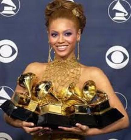 Beyonce won five Grammy Awards