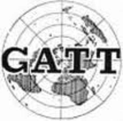 General Agreement on Tarifs and Trade