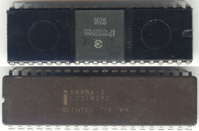 giro total de los procesadores 8086 y 8088