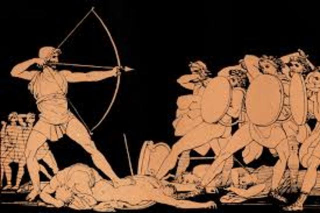 Chryesis's father prays to Apollo for help