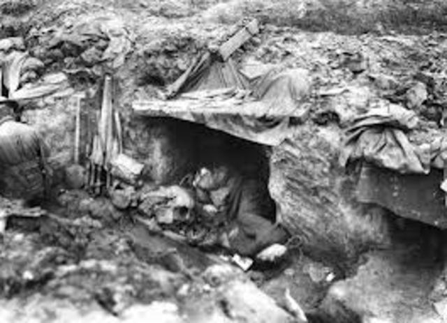 Attacking Germans in Bullecourt