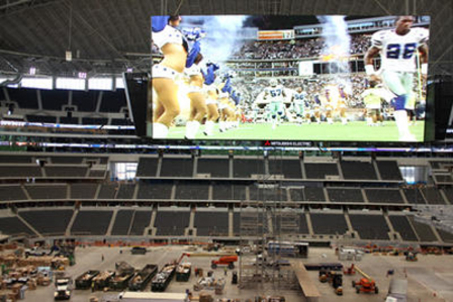 New cowboys stadium built