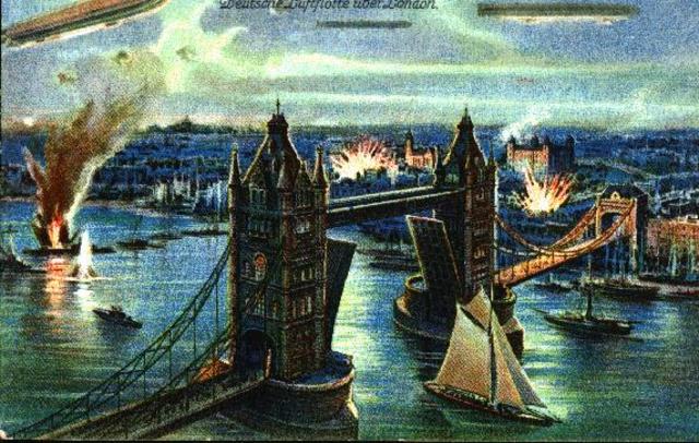 The first Zeppelin raid on Britain took place