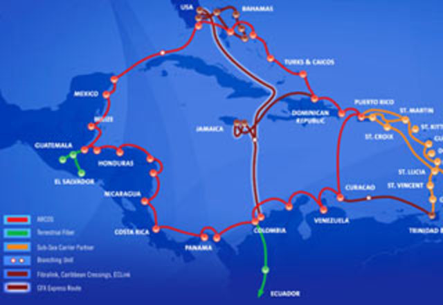 los cables submarinos aparecen