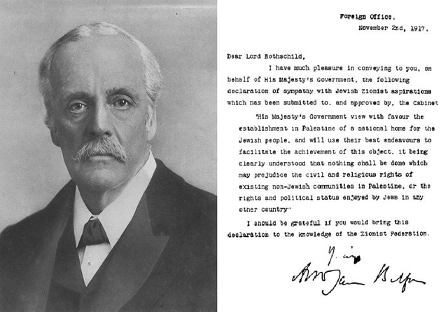 Balfour Declaratoin of 1917