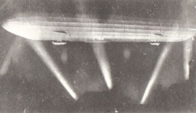 German Zeppelin raid on London