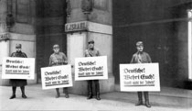 German Jews stripped of rights by Nuremberg Race Laws