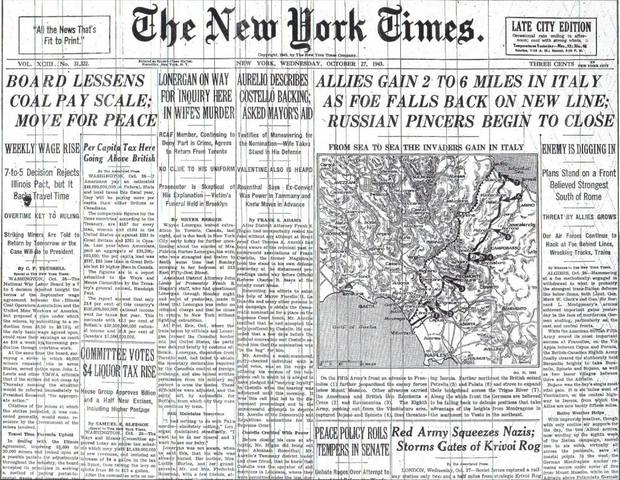 Italy Falls and the Allies are on Their Way to Success